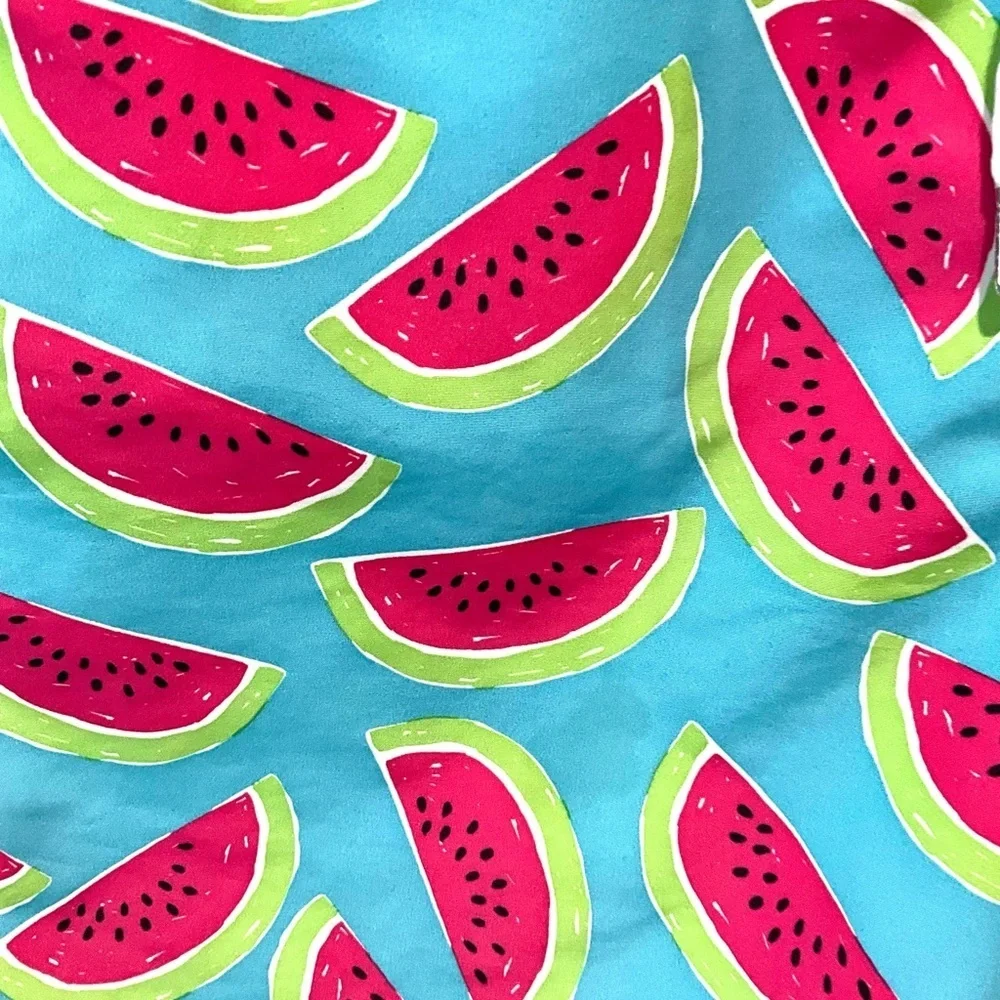 Bonobos Swim Trunks Watermelon Print Men’s 33/34 Blue Pink 7” Inseam